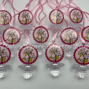 Colliers Tétine Baby Shower - Décoration, Jeu, Prix - Thème Fille Ou Garçon - Argenté - Neuf