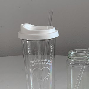 Reusable Straw and Brush Set, Long Straw, Skinny Tumbler Straw, Drink Straw