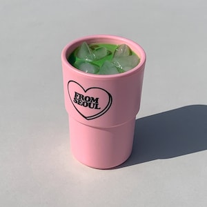 BPA FREE Korean style tumbler, Homecafe tumbler, Summer tumbler, Coffee tumbler