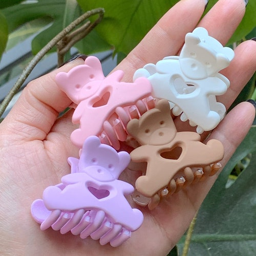 Teddy Bear Claw Clip Hair Clip Korean Style Claw Clip Cute - Etsy Hong Kong Teddy Bear Claw Clip Hair Clip Korean Style Claw Clip Cute - Etsy Hong Kong