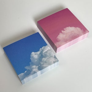 Sky memo pad, Korean stationery, 200pcs memo pad, Cute stationery, Cute memo pad, note pad