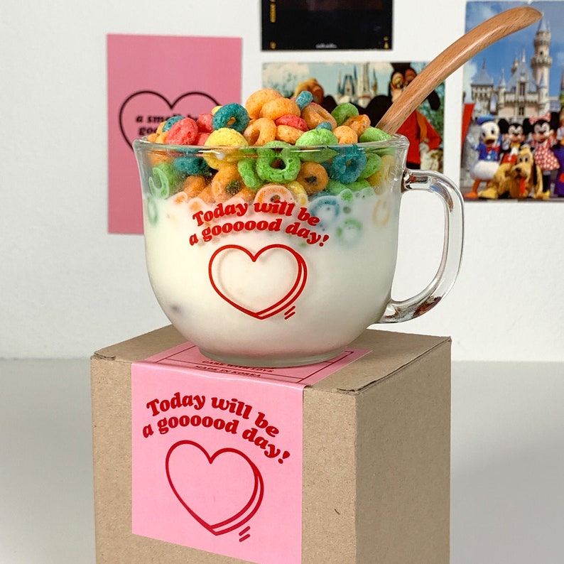 Cereal Cup Cereal Bowl Korean Home Cafe Oversized Mug Cup Etsy UK