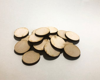 25mm  Birch Plywood Wargame Base (Round)