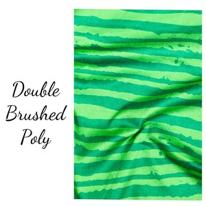 DOUBLE BRUSHED POLY/ Fabric By The Yard, Ships 1-2 Business Days.