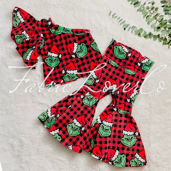 RTS, Retail Baby Girl Bell Bottom/ Bell Sleeve Top, Ships 1-2 Business Days.