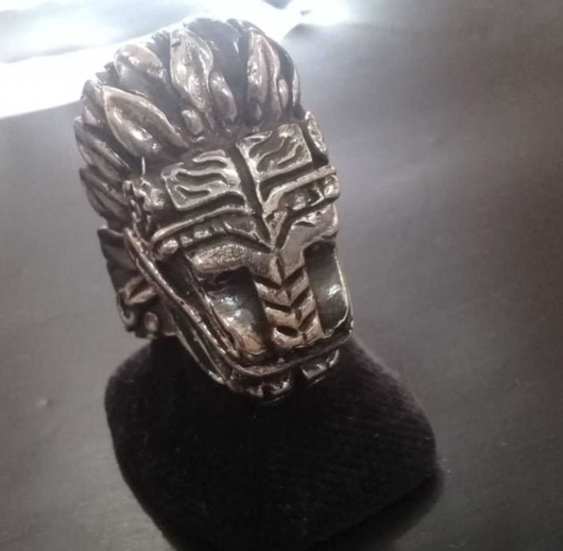 Quetzalcoatl Adjustable Ring Etsy