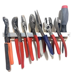 8 Tool Pliers Organizer | Wall Mount Tool Holder | Made in USA by iTsUSApro