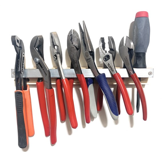 8 Tool Pliers Organizer Wall Mount Tool Holder Made in USA by