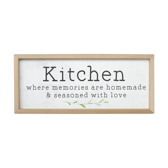 Kitchen Where Memories Are Homemade & Seasoned With Love | Etsy
