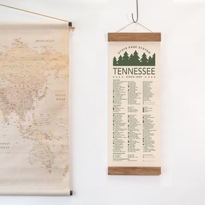 TN State Park Adventure Checklist WITH Pen // Tennessee State Park // Travel Tennessee Gift  // Explore TN