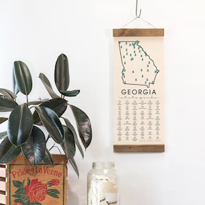GA State Park Adventure Checklist WITH Pen // Georgia State Park // Travel Georgia Gift
