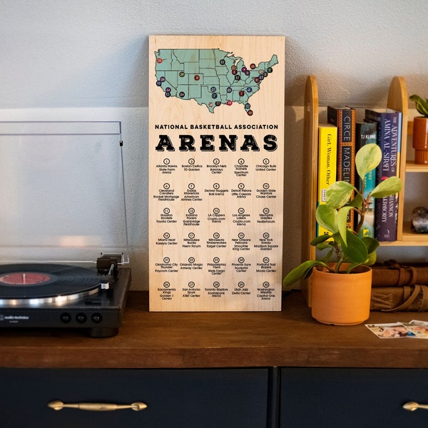 Nba Arena Check List Etsy
