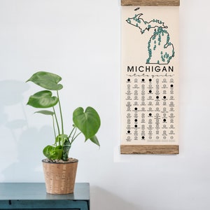 MI State Park Checklists WITH Pen // Pure Michigan // Travel Adventure list // Choose Your Design image 5