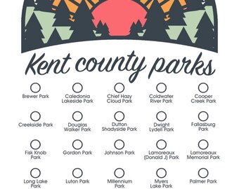 CUSTOM MI State Park Checklists WITH Pen
