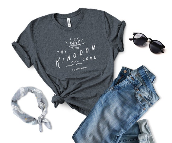 Thy Kingdom Come  - Catholic tshirt, Catholic Tee, Catholic apparel, Catholic tee shirts, Christian Tee
