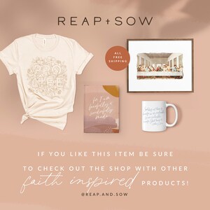 Reap and Sow Catholic Christian Online Boutique for women with t-shirts, sweatshirts, home decor and gifts