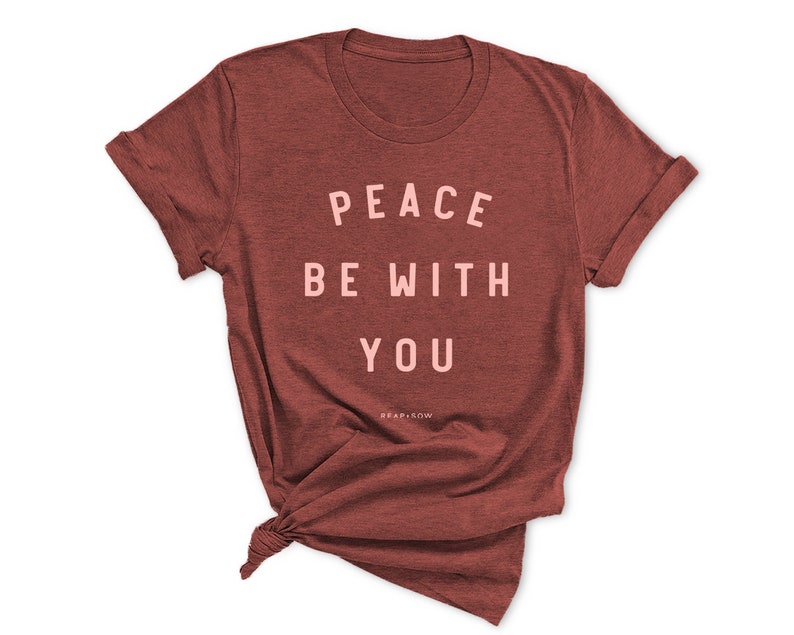 Peace Be With You - Catholic tshirt, Catholic Tee, Christian Tee, Catholic tee shirts, Catholic clothing bild 2