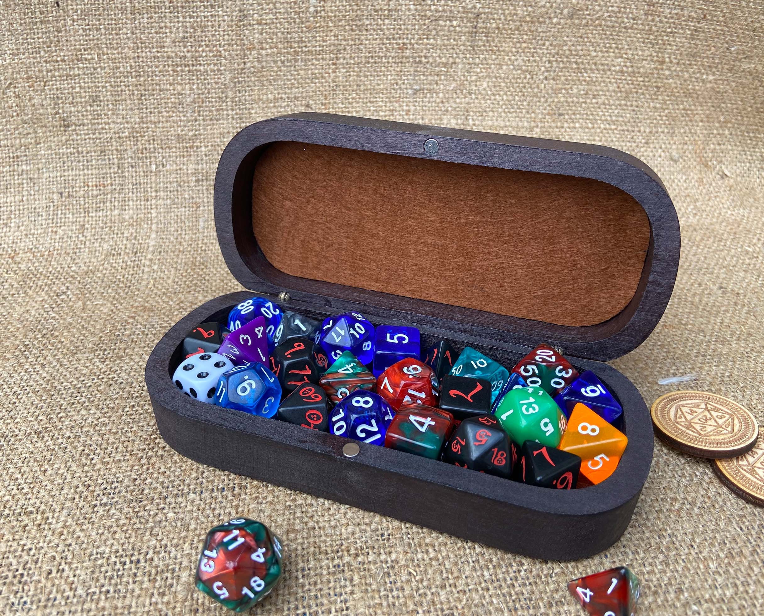 Custom Dnd Dice Box Engraved Dungeons and Dragons Dice Etsy