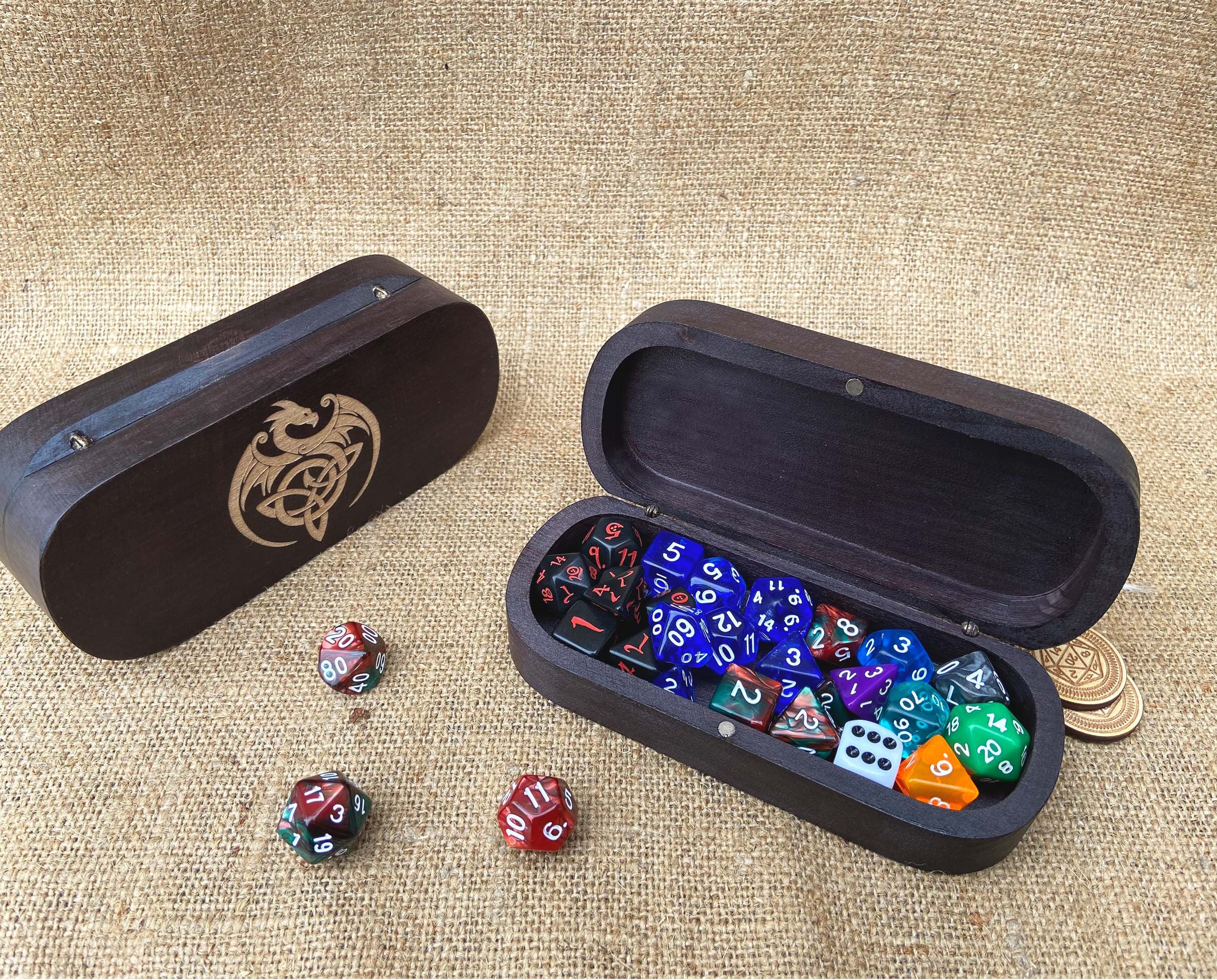 Custom Dnd Dice Box Engraved Dungeons and Dragons Dice Etsy