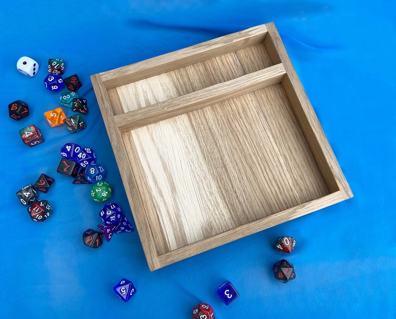 RPG Wood Dice Tray Dnd Dice Tray Dice Box and Tray Dungeons Etsy