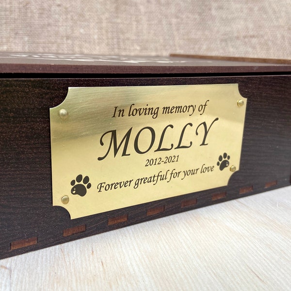 2x4 engraved brass name plate, brass name plaque, Pet memorial name plate, Personalized Metal Plate, Engraved Trophy Plate, Notched corner