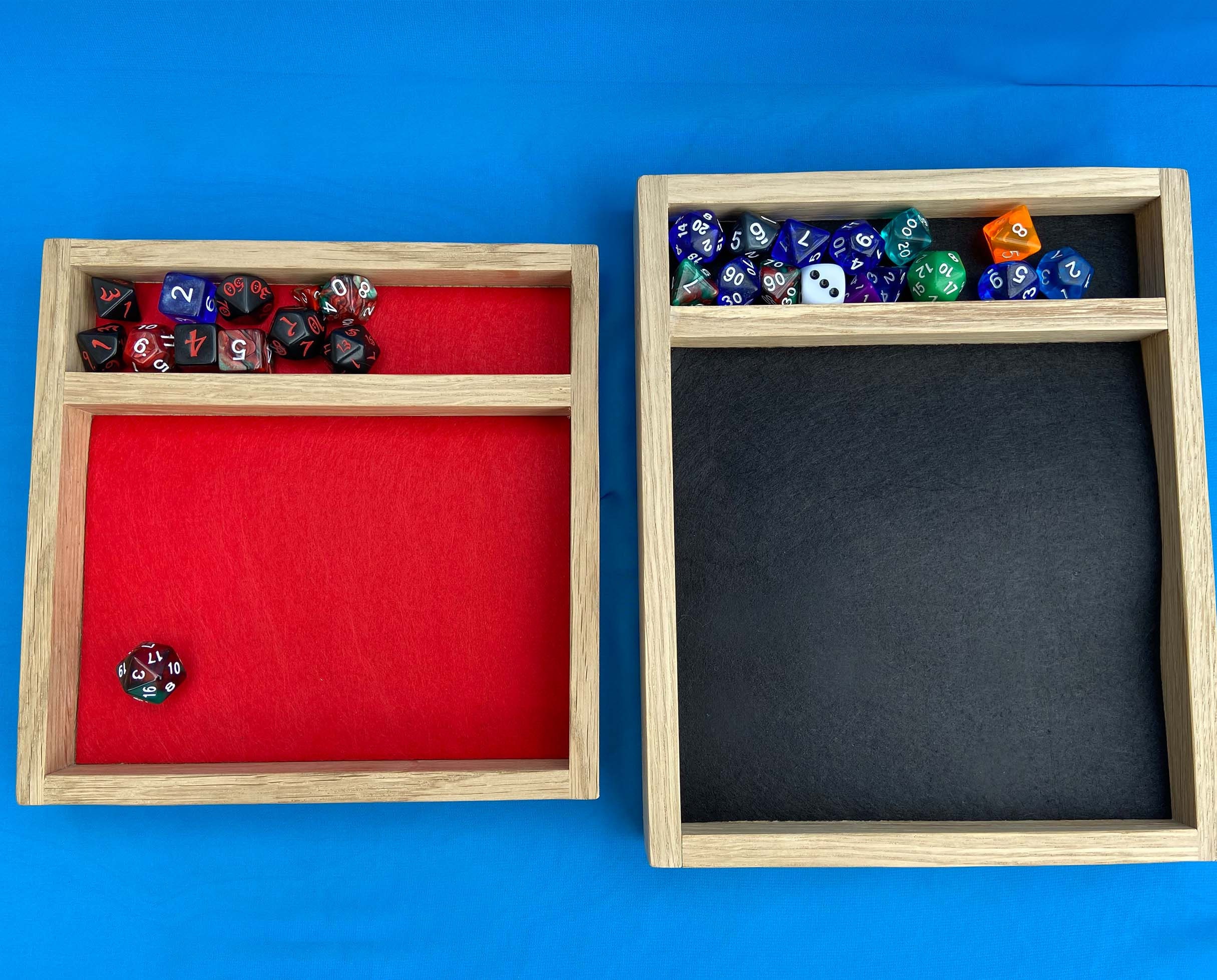 RPG Wood Dice Tray Dnd Dice Tray Dice Box and Tray Dungeons Etsy