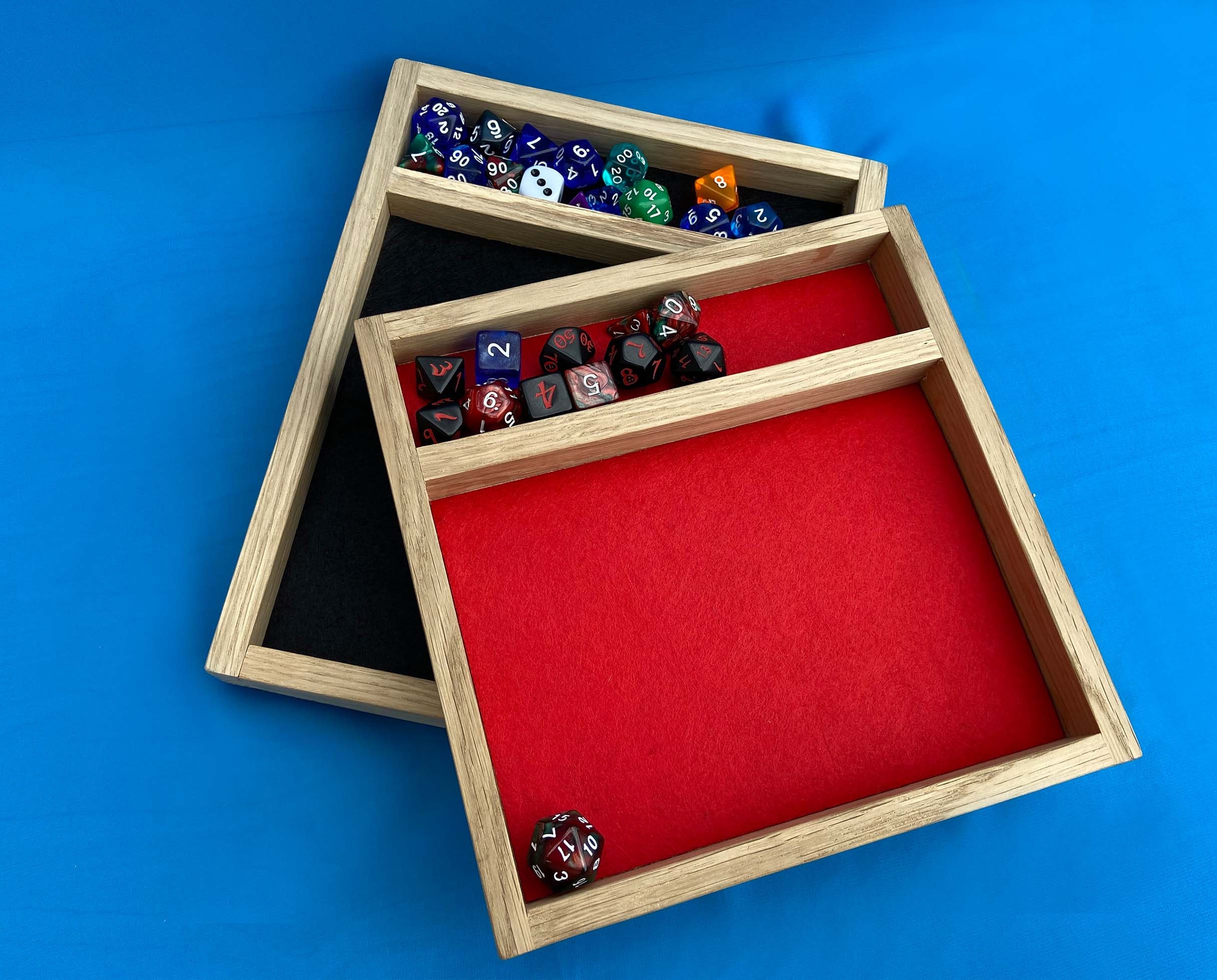 RPG Wood Dice Tray Dnd Dice Tray Dice Box and Tray Dungeons Etsy