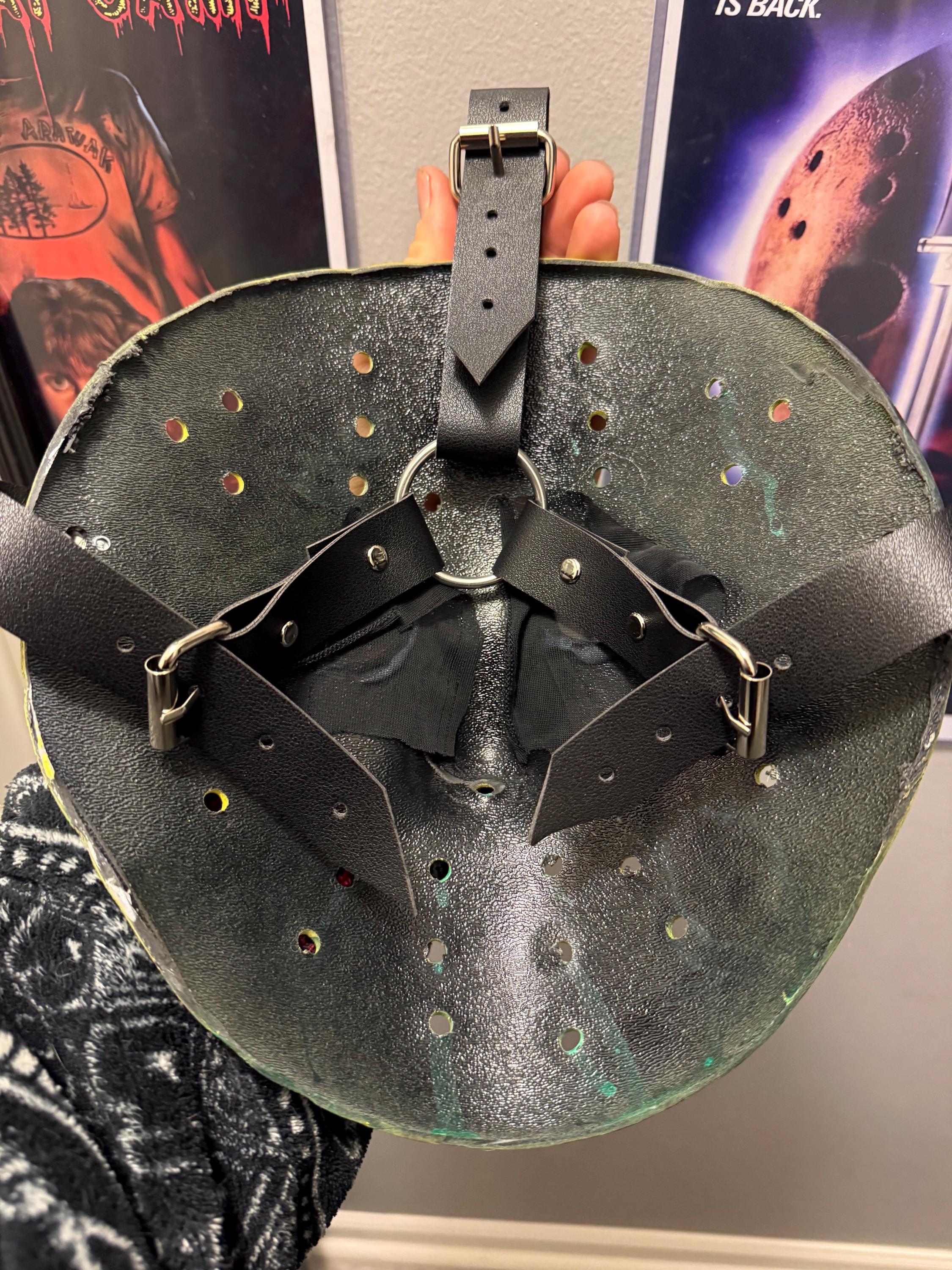 Jason Slime Toxic Slime Jason Voorhees Mask – Part 8 Inspired Hockey Mask (handmade ...