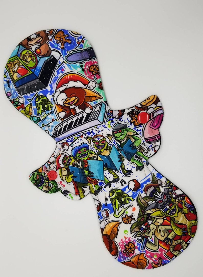 Custom GREMLINS reusable cloth menstrual pad