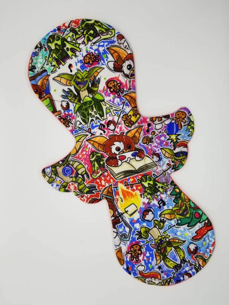 Custom GREMLINS reusable cloth menstrual pad