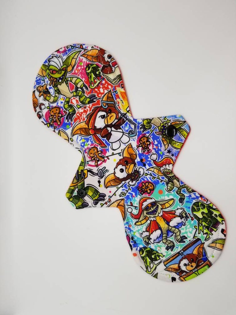 Custom GREMLINS reusable cloth menstrual pad