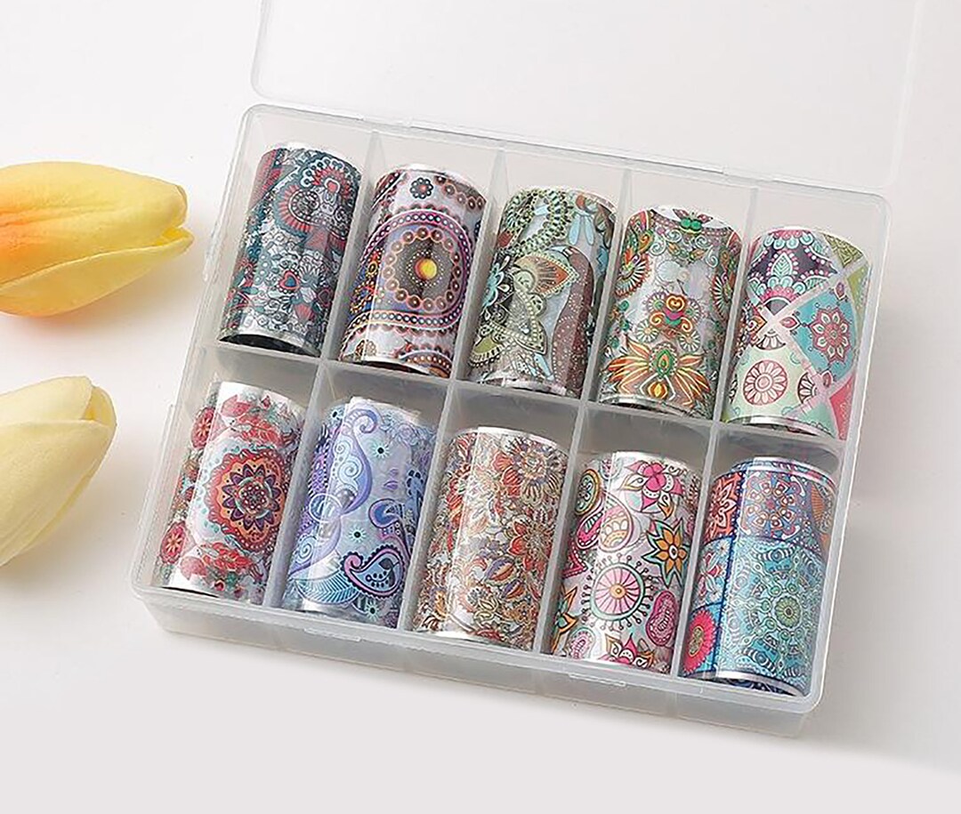 Nail Foil Nail Art Foil Transfer Decal Decoration DIY Nail Foil 3D Nail