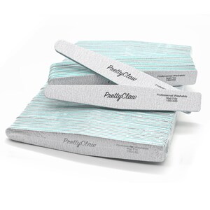 thumbnail image 2 of Tropical Shine Zebra Nail File 180/180 – 50 Pack, Double-Sided, Waterproof, USA Made 2 of 5