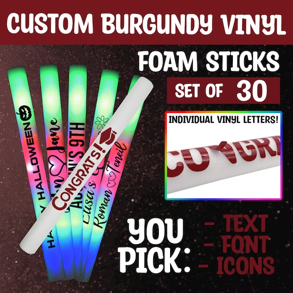 LED Foam Sticks - Pack of 30