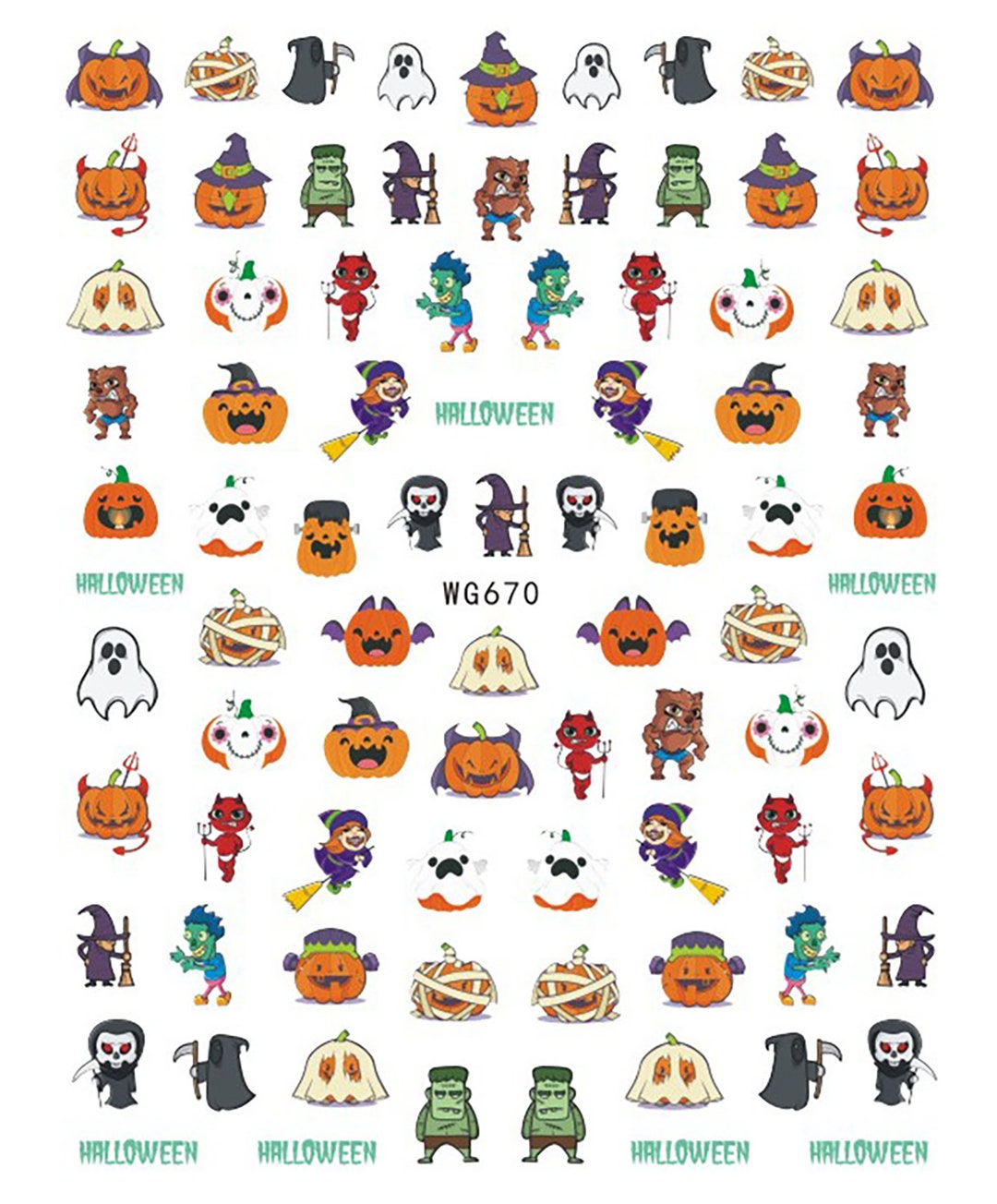 Nail Art Stickers DIY Halloween Cartoon Characters Stickers Etsy hitchhiking-ghosts-disney-haunted-mansion-halloween-digital-svg