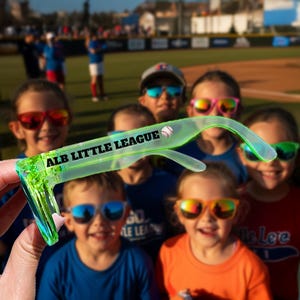 Personalized Youth Sports Kids Sunglasses, Color Shift Lens Transparent Assorted Shades for Classes, Students, Back to School Gift