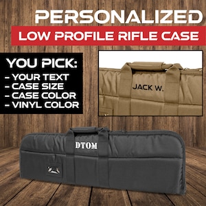 Customized Low Profile Rifle Case Personalized Hunting Transport Discreet Lockable Slim Low Profile Range Bag Carry Sleeve for Rifles