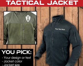 Custom Printed Tactical Jacket, Personalized Sport Uniform