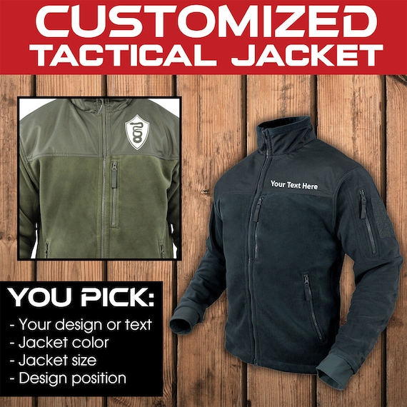 Custom Printed Tactical Jacket, Personalized Sport Uniform