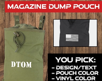 Customized Magazine Dump Pouch: Tactical MOLLE Pouch