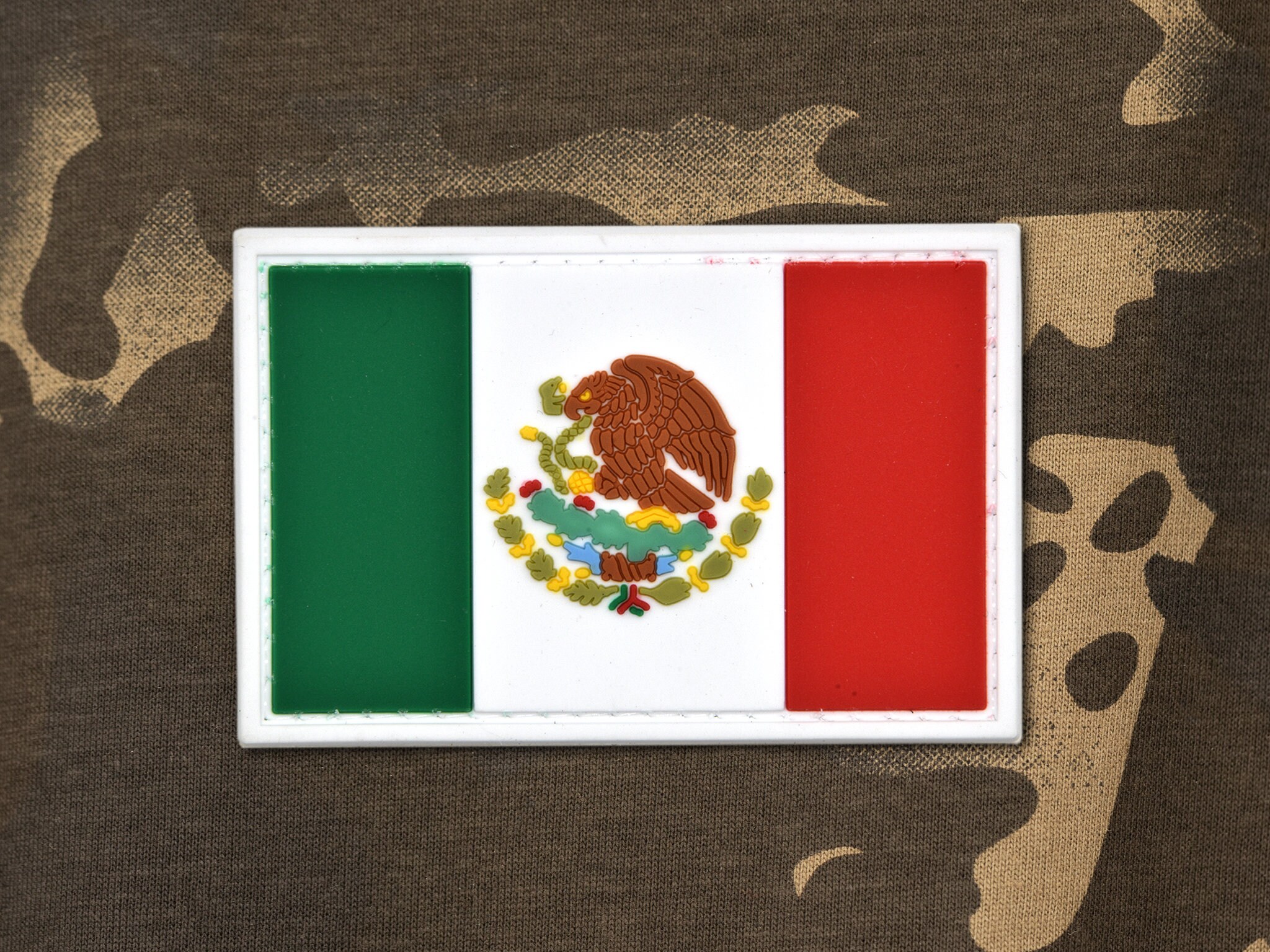 Buy Wholesale China Mexico Flag Embroidered Patch Mexican Military Tactical  Morale National Emblem Embroidery Patch & Morale Embroidery Patch at USD  0.6