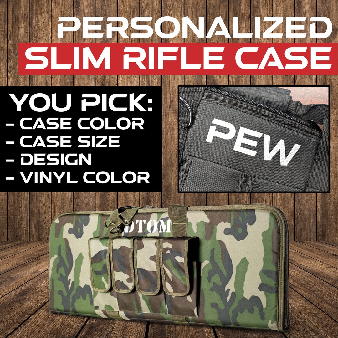 Personalized Slim Rifle Case, Lockable Hunting Transport - Etsy