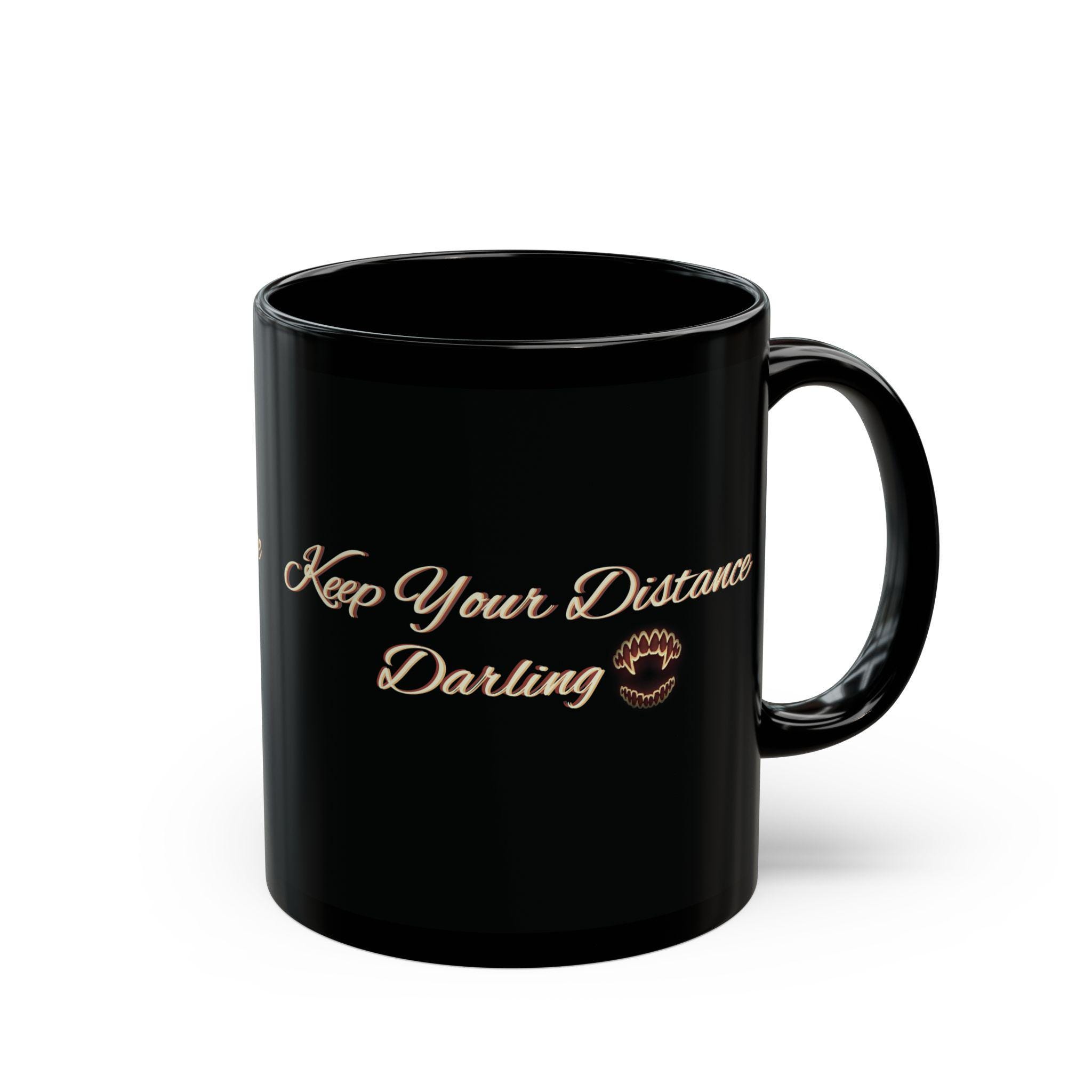 Astarion- Keep Your Distance Darling- Black Mug (11oz)