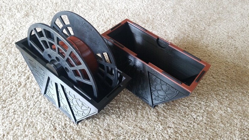 Filament Storage Box, Voronoi With Spool Holder - Etsy