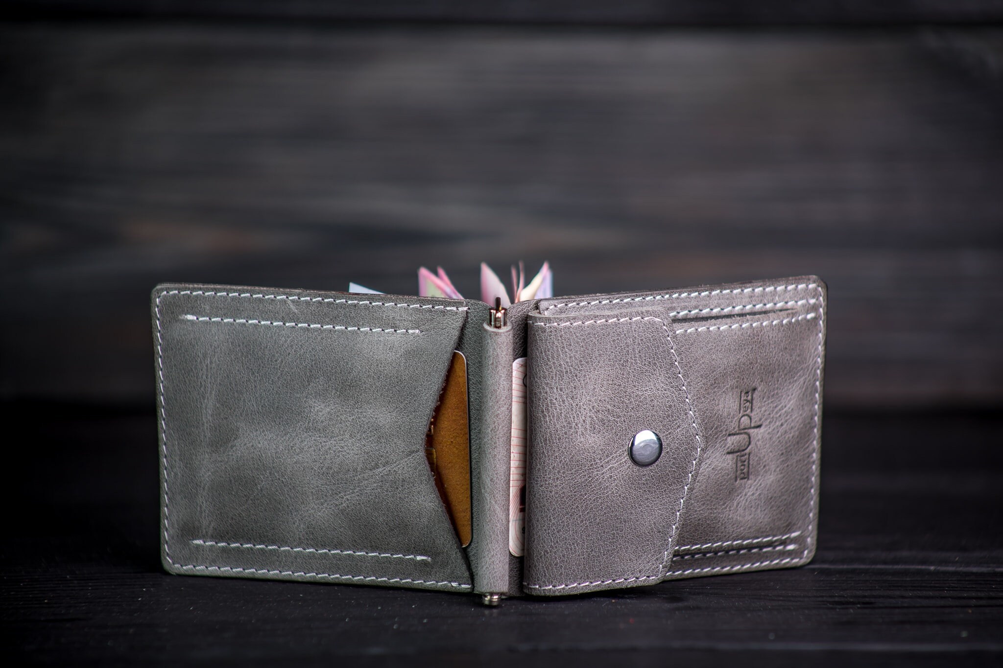 ladies money clip wallet