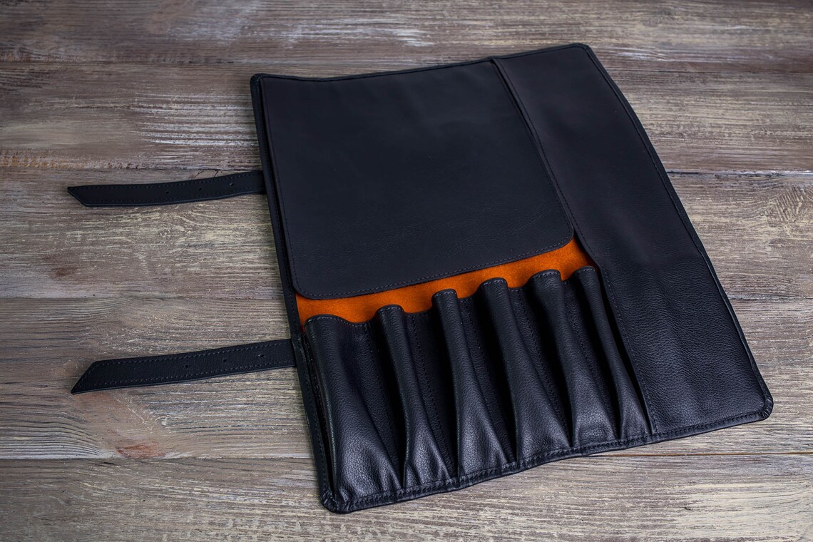 Knife leather case Knife holder Knife storage Leather chef Etsy