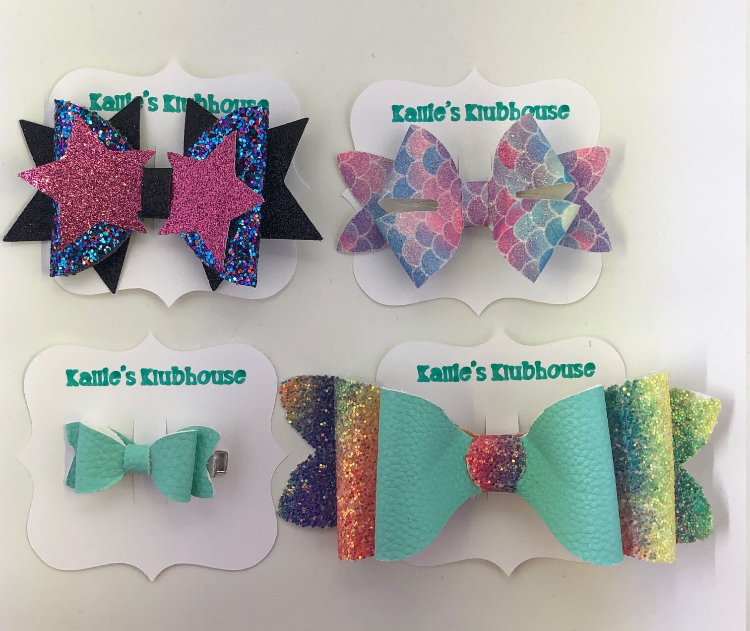 Leather Bows Leather Hair Bows Toddler Hair Bows Toddler Etsy