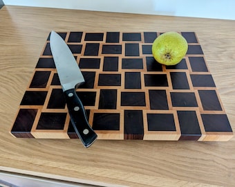 End Grain Walnut Cutting Board