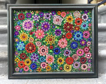 Ryoko 油彩画 女性像 花柄 Ryoko 油彩画 女性像 花柄 絵画