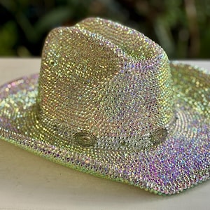 Custom Bedazzled Rhinestone Cowboy Hat: Festival Wear